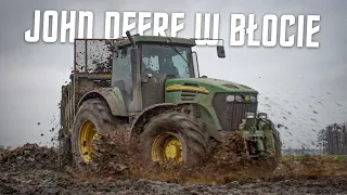 ☆JOHN DEERE W BŁOCIE!☆Obornik 2021☆John Deere 7820☆GR. Napiórkowski ☆Agro Adi