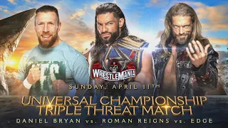 WWE 2K20 Match Universal Champion Roman Reigns vs. Edge vs. Daniel Bryan: Wrestlemania 38 Match