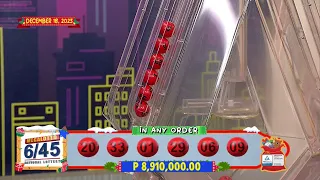 [LIVE] PCSO 9:00 PM Lotto Draw - December 18, 2023