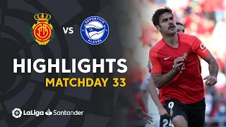 Highlights RCD Mallorca vs Deportivo Alavés (2-1)