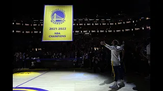 Warriors NBA Championship 2021/22 Ring Ceremony 💍 | 19th October 2022