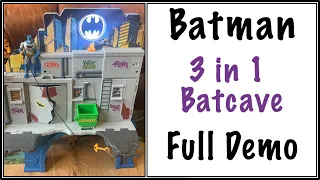 DC Batman 3 in 1 Batcave Demo, Build and Review