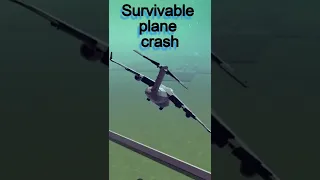 Besiege survivable plane crash