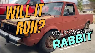 Will it Run?? VW Rabbit Diesel pickup!