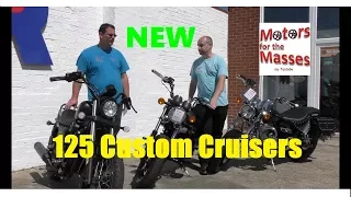 Custom Cruisers / Choppers 125 REVIEW Test ride
