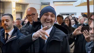 SPALLETTI a NAPOLI per il film Scudetto, ciò che succede è magnifico 😍💙