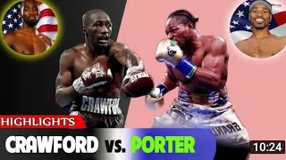 Crawford vs Porter full fight|Porter knock out by Crawford