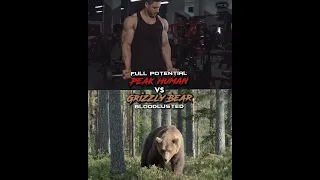 Peak Human And Arthur Morgan Vs Grizzly Bear | #1v1 #youtubeshorts #shorts #rdr2