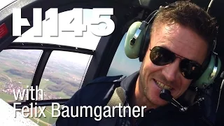 EC145 T2 test flight with Felix Baumgartner