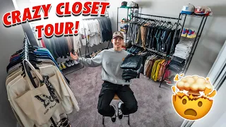 CRAZY SNEAKERHEAD CLOSET TOUR! *Favorite Clothing Pick-Ups of 2022*