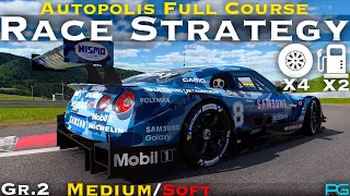 Gran Turismo 7 - Autopolis Full Course Gr.2 - Daily Race Strategy Guide