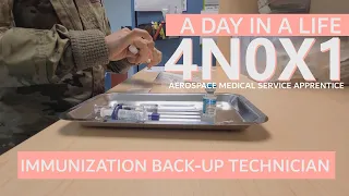 A Day In A Life: Immunization Back-up Technician/Aerospace Medical Service Apprentice