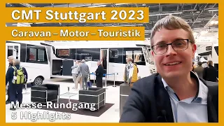 CMT Stuttgart 2023 | Wohnmobile und Camper beim Messerundgang | 5 Highlights