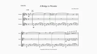 A Bridge To Wonder - Guitar Trio by Alan Shoesmith (sheet music/score)