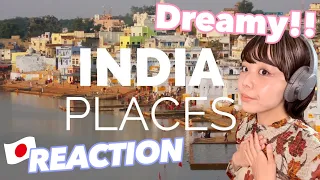 Japanese Girl Reacts to 10 Best Places to Visit in India - Travel Video REACTION!!! India Reaction