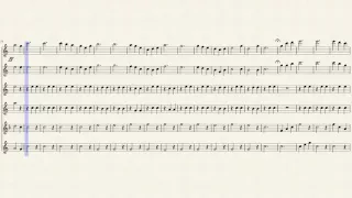 Shostakovich's 2nd Waltz for Alto sax, Tenor Sax, Baritone Sax music score