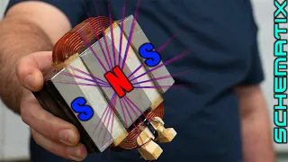 Making a Powerful Electro Magnet from a Transformer