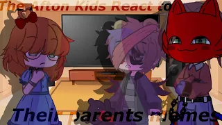 || The Afton Kids react to their parents memes || 1/2 || Credits in description ||