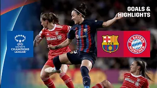 HIGHLIGHTS | Barcelona - FC Bayern München -- UEFA Women's Champions League 2022/23 (Deutsch)