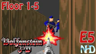 Let's Play Wolfenstein 3D - Episode 5: Trail of the Madman (Floor 1-5)