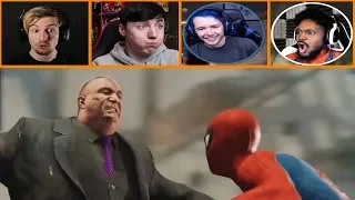 Let's Players Reaction To The Wilson Fisk Boss Battle | Marvel's Spiderman