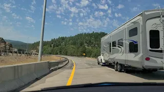 Time-lapse of I-90 Idaho Border to Coeur d'Alene