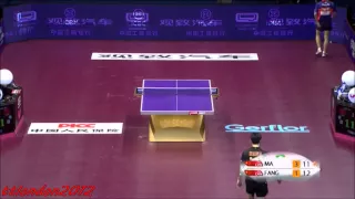 Ma Long vs Fang Bo WTTC 2015 Final - The Point of the Century