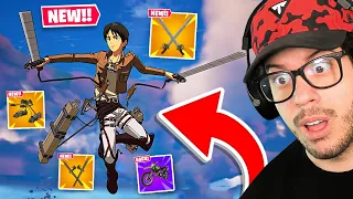 The ATTACK ON TITAN Update is HERE! (Fortnite)