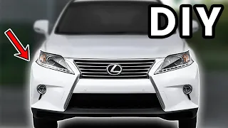 DIY 2013 - 2014 - 2015 Lexus RX350 Front Bumper Removal | How To Remove Front Bumper On Lexus RX350