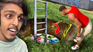 GTA 5 : I Found a SECRET CAVE with SUPERCARS..!!