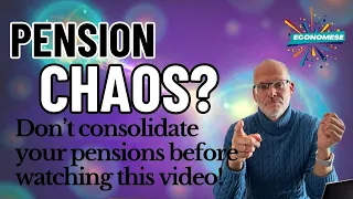 Pension consolidation: Pension chaos? Don't consolidate your pensions before watching this video.