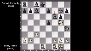 Bobby Fischer vs Samuel Reshevsky - New York (1958) #20