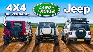 Jeep vs Land Rover vs INEOS: Teste EXTREMO na lama!