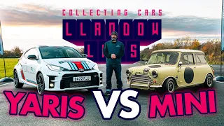 Toyota GR Yaris vs Morris Mini Cooper S: | Chris Harris Presents Llandow Laps