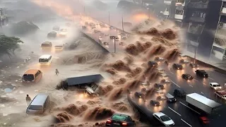 1 hour later: consequences of major flood in France, extreme rains in Moselle