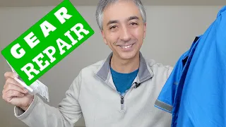 How to Repair Ripped or Torn Rain Jacket in Gortex, eVent, Weatheredge (4k UHD)