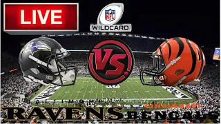 Baltimore Ravens Vs Cincinnati Bengals Live Play By Play and Reaction! Super Wildcard Weekend (2023)