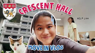 🏠I finally moved into hall! | NTU Crescent Hall Tour & Room Tour | College Vlogs