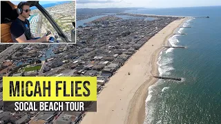 Helicopter View of SoCal Beaches | Huntington, Newport, Dana Point