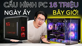 CẤU HÌNH PC 16 TRIỆU năm 2024 so với PC 16 Triệu 2017: ĐẸP GẤP ĐÔI! MẠNH GẤP 3 LẦN!