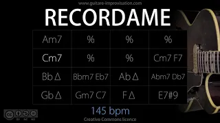 Recordame (145 bpm) : Bossa Backing Track