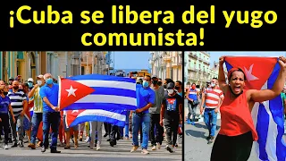 ¡CUBA SE LIBERA! PUEBLO CUBANO TOMA LA SEDE DEL PARTIDO COMUNISTA