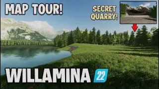 “WILLAMINA 22” FS22 MAP TOUR! NEW MOD MAP | Farming Simulator 22 (Review) PS5.