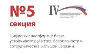 Цифровые платформы: базис устойчивого развития, безопасности и сотрудничества Большой Евразии