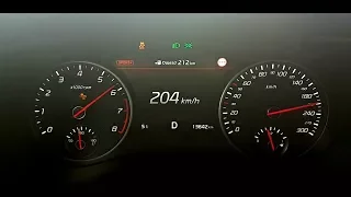 Kia Stinger GT 3.3 V6 T-GDI 4x4 8AT: acceleration 0 - 204 km/h