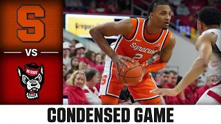 Syracuse vs. NC State Condensed Game | 2023-24 ACC Men's Basketball