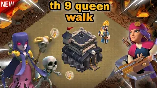 Th 9 Best Attack Strategy 💥 !! Queen walk 🤯...