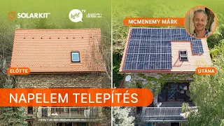 Solar Kit NAPELEM TELEPÍTÉS ☀️ McMenemy Márk is megújuló energiával látja el otthonát mostantól!