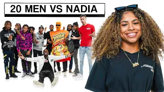 20 MEN VS 1 YOUTUBER: NADIA