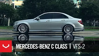 Mercedes-Benz C Class (W204) | "Silver Bagged Sedan" | Vossen VFS-2